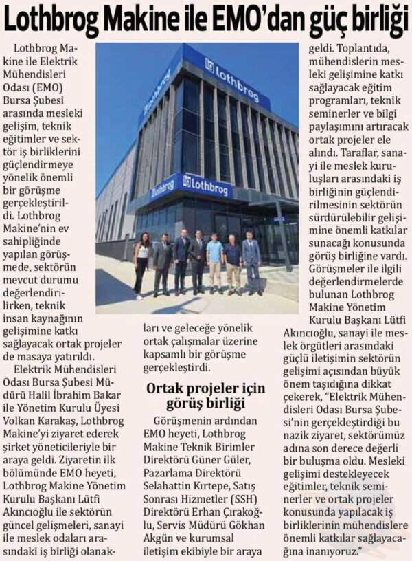 Lothbrog makine ile emo güç birliği