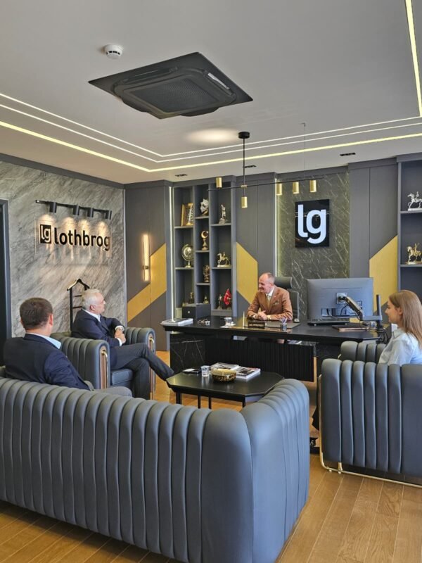 HALK BANKASI YÖNETİCİLERİNDEN LOTHBROG MAKİNE’YE ZİYARET